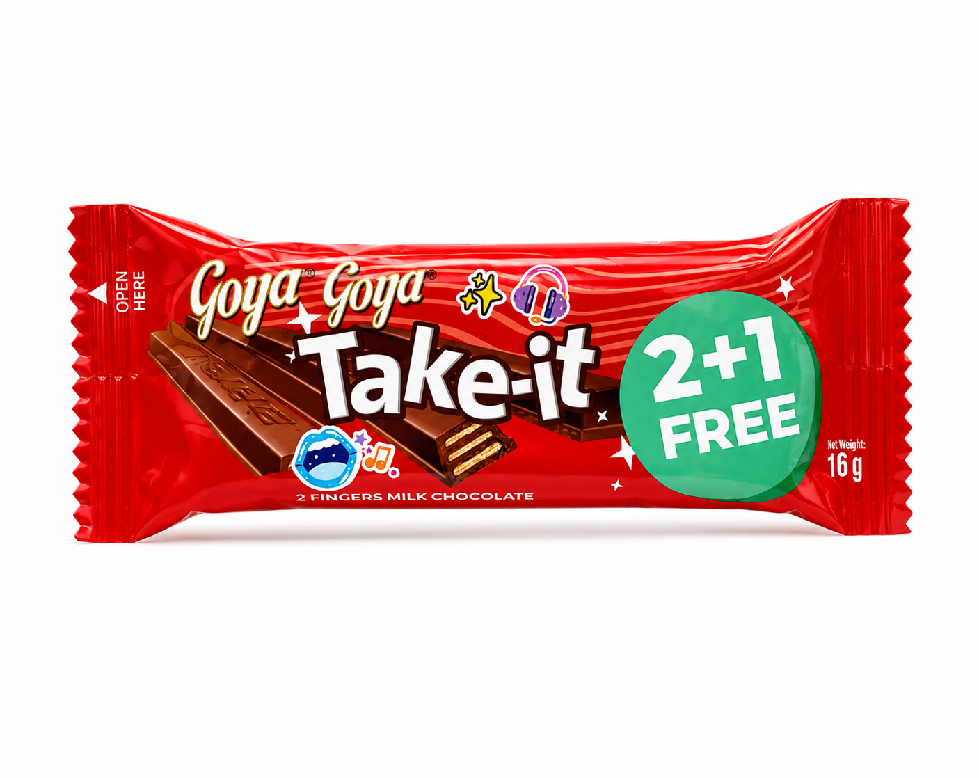 Goya Take-it Milk Chocolate 2f