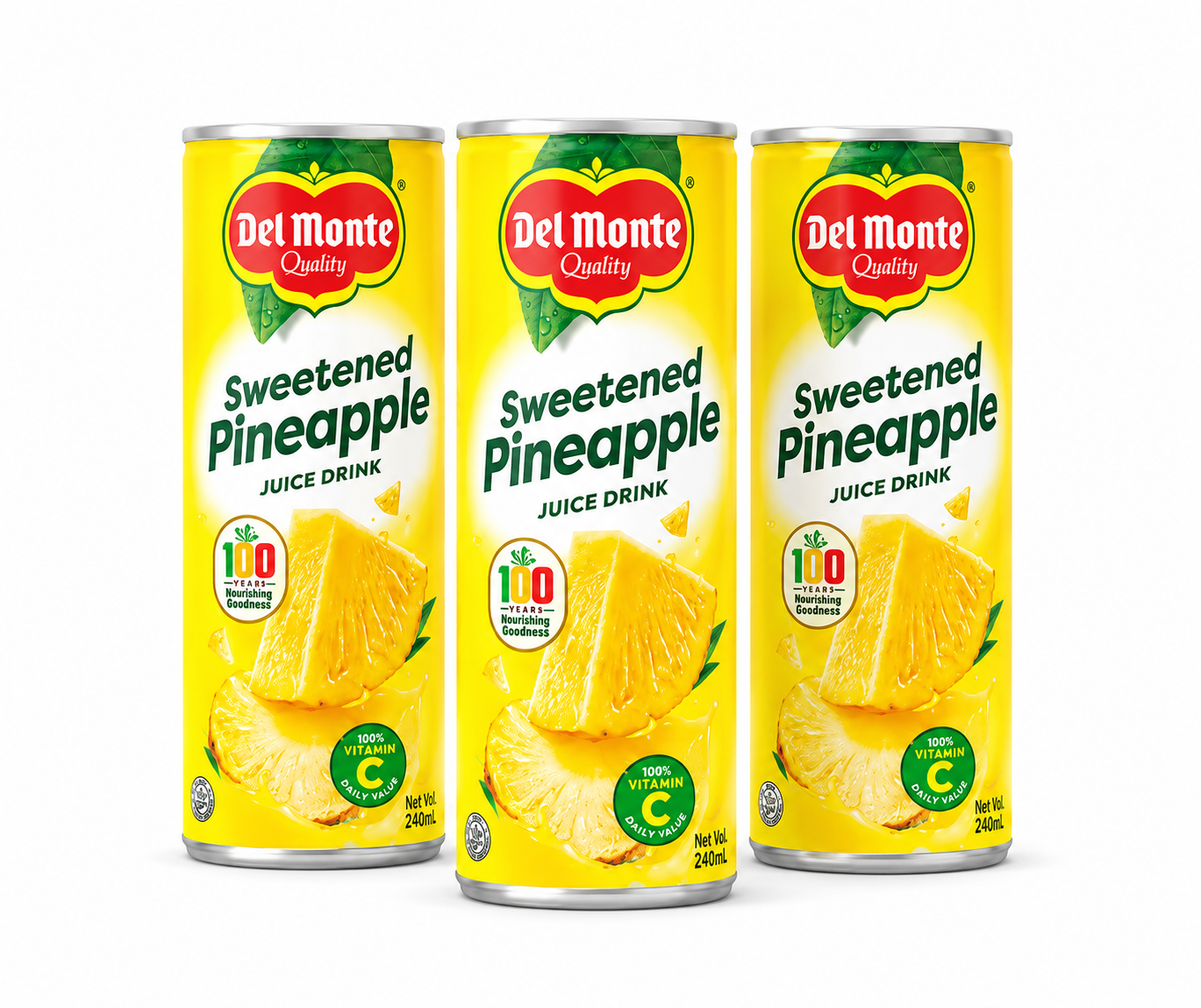 Del Monte Sweetened Pineapple 220ml