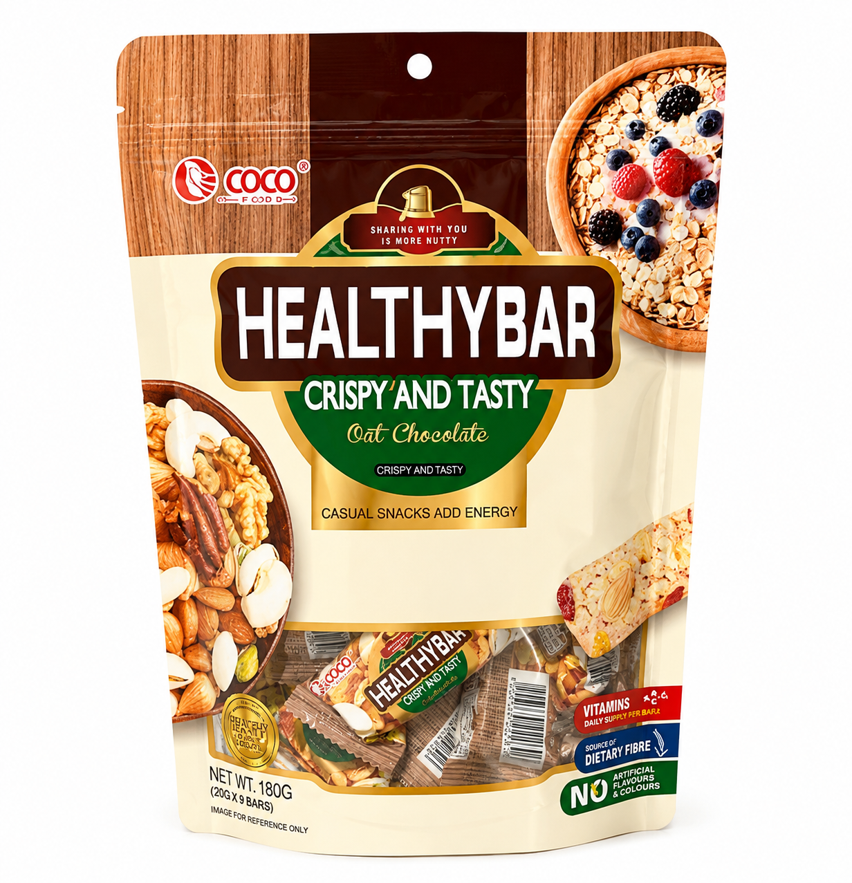 Healthy Bar Crispy and tasty 180g