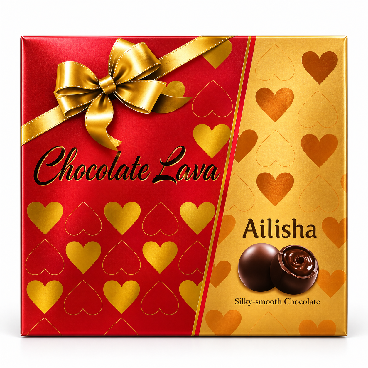 Ailisha Rectangle Chocolate Lava