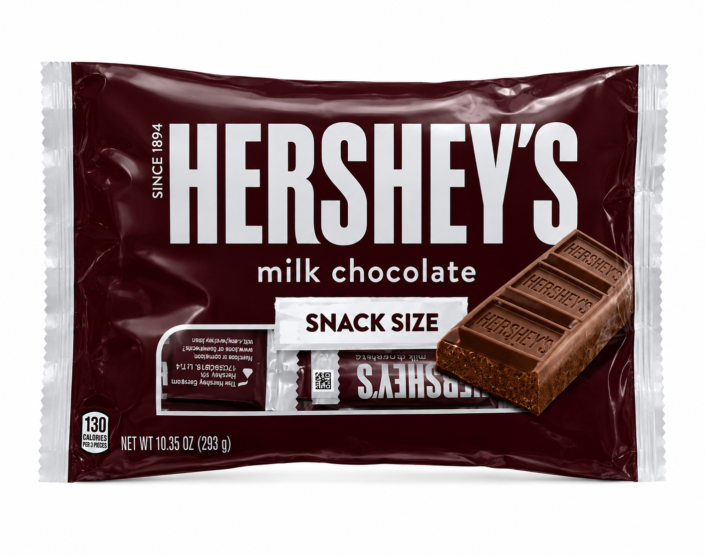 Hershey's Milk Chocolate Snack Size 293g