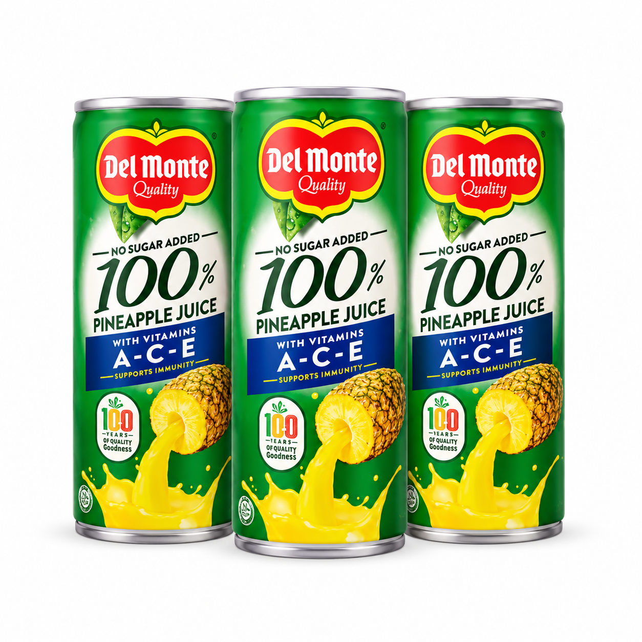 Del Monte 100% Pineapple 220ml