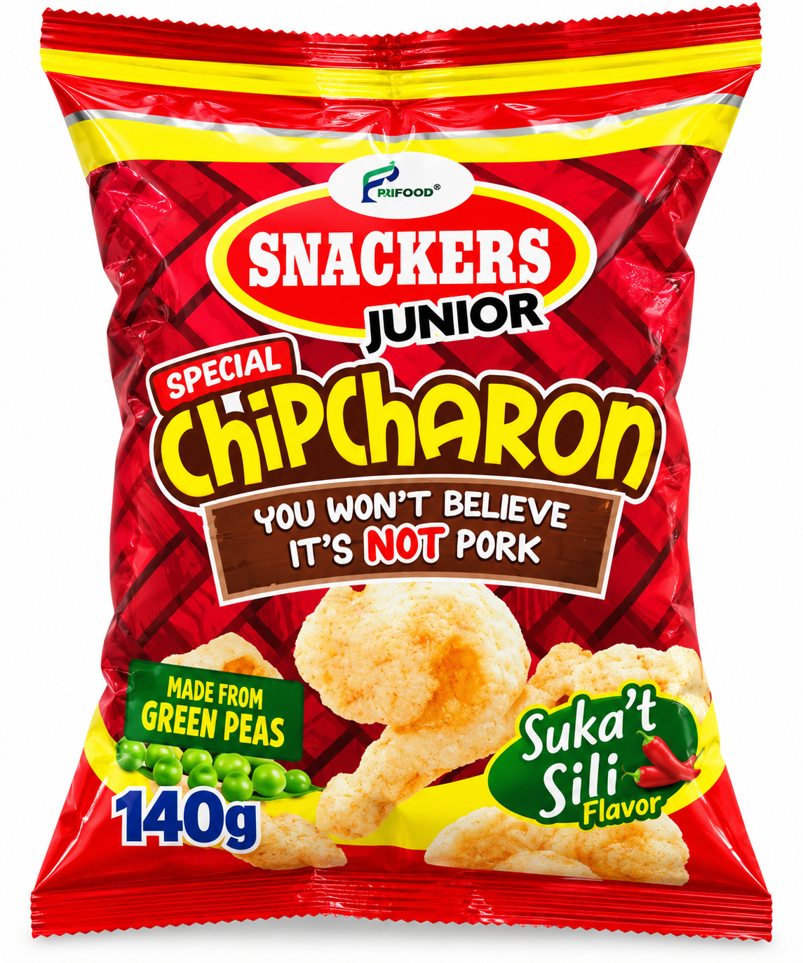Snackers junior CHIPCHARON Suka't Suli 140g