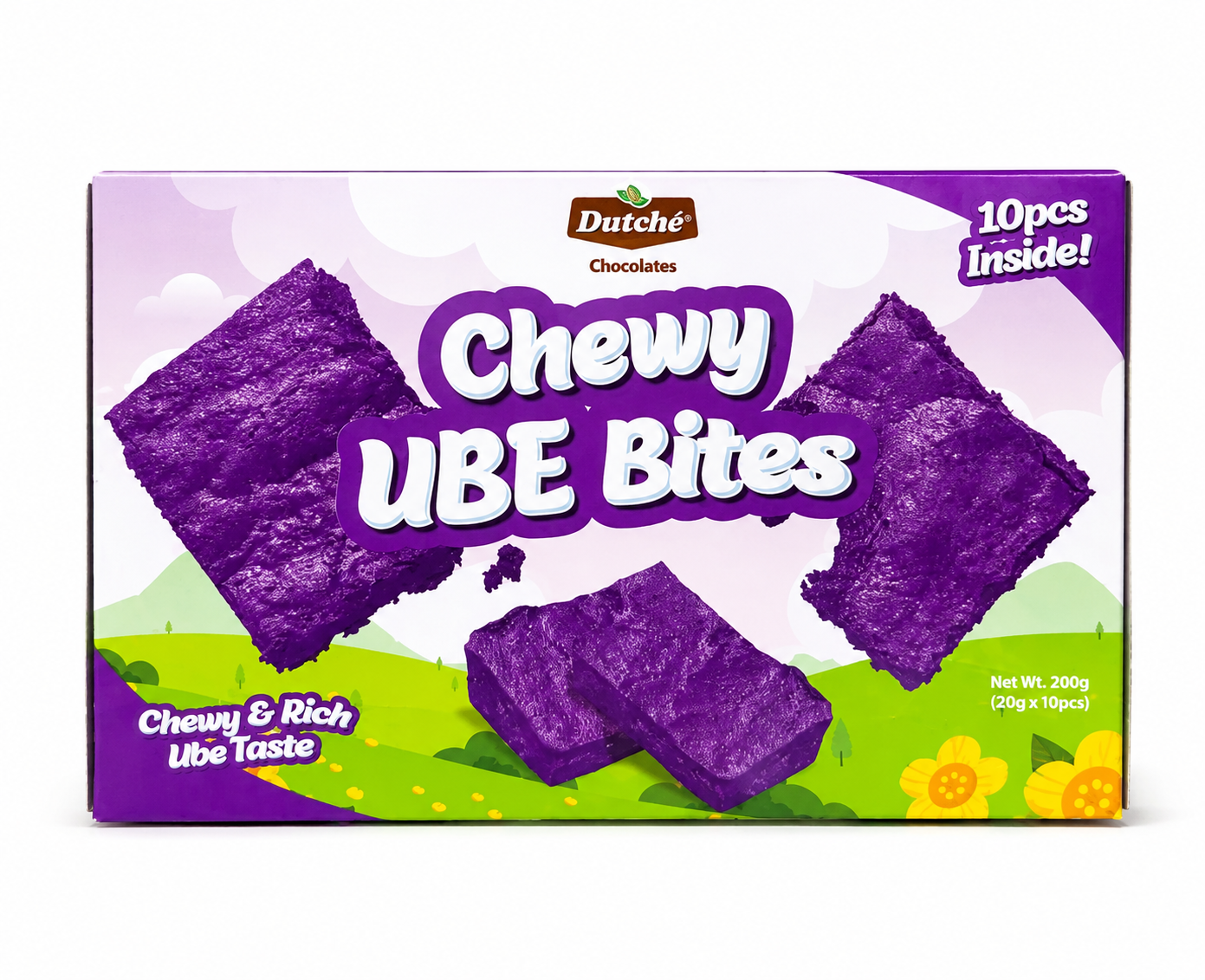 Dutche Chewy Ube Bites 10pcs 200g