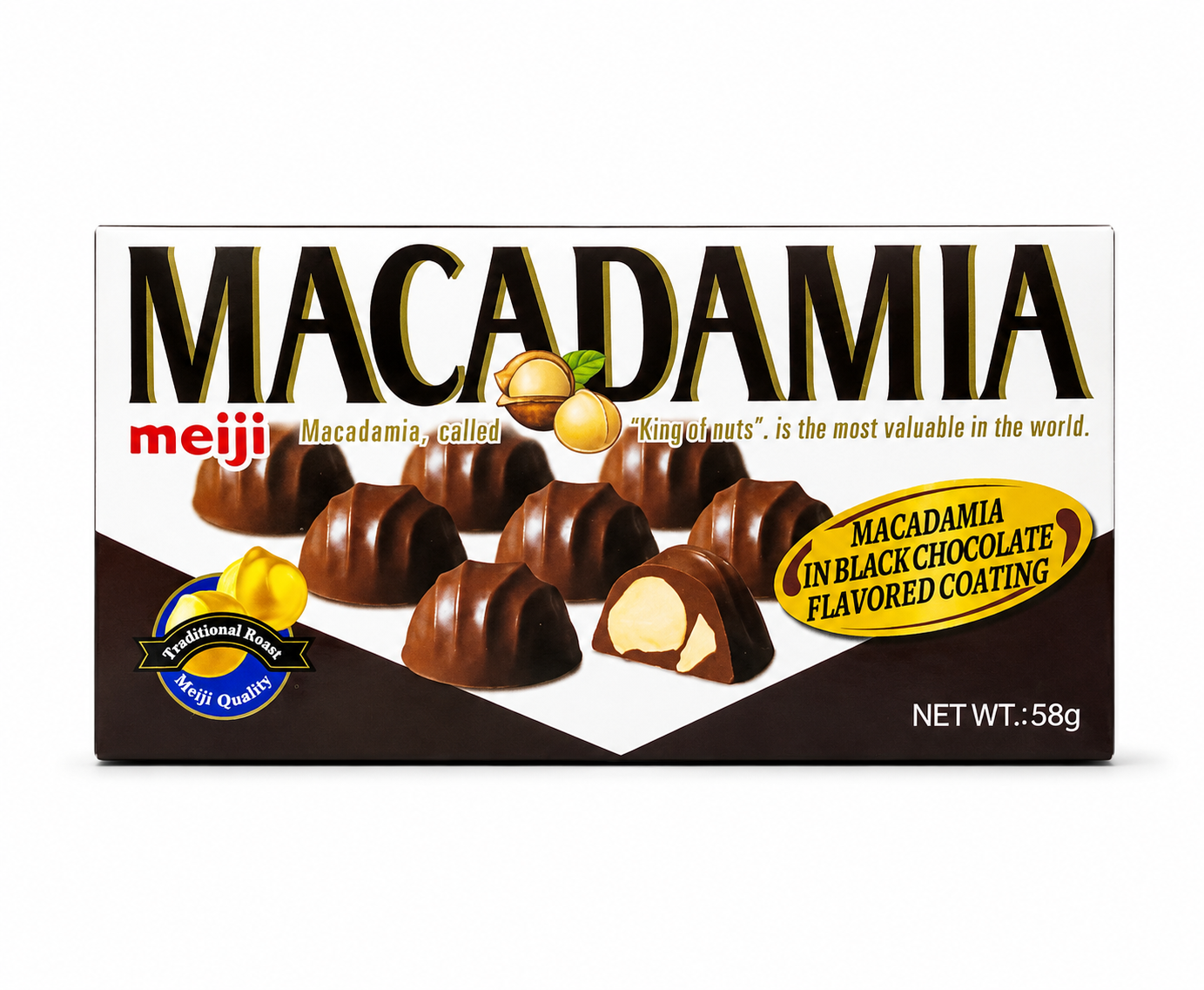 Meiji Macadamia Black