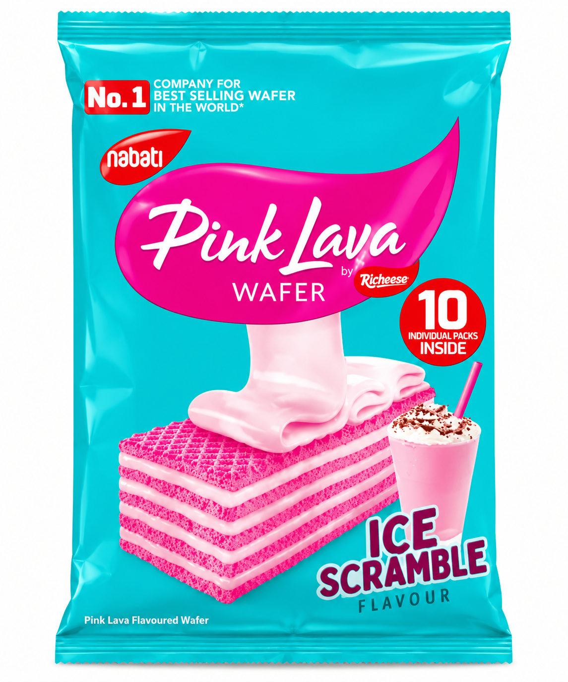 Pink Lava Wafer