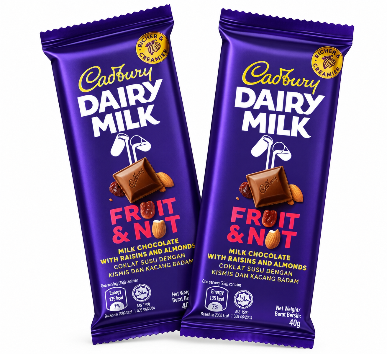 Cadbury 80g Fruit & Nut