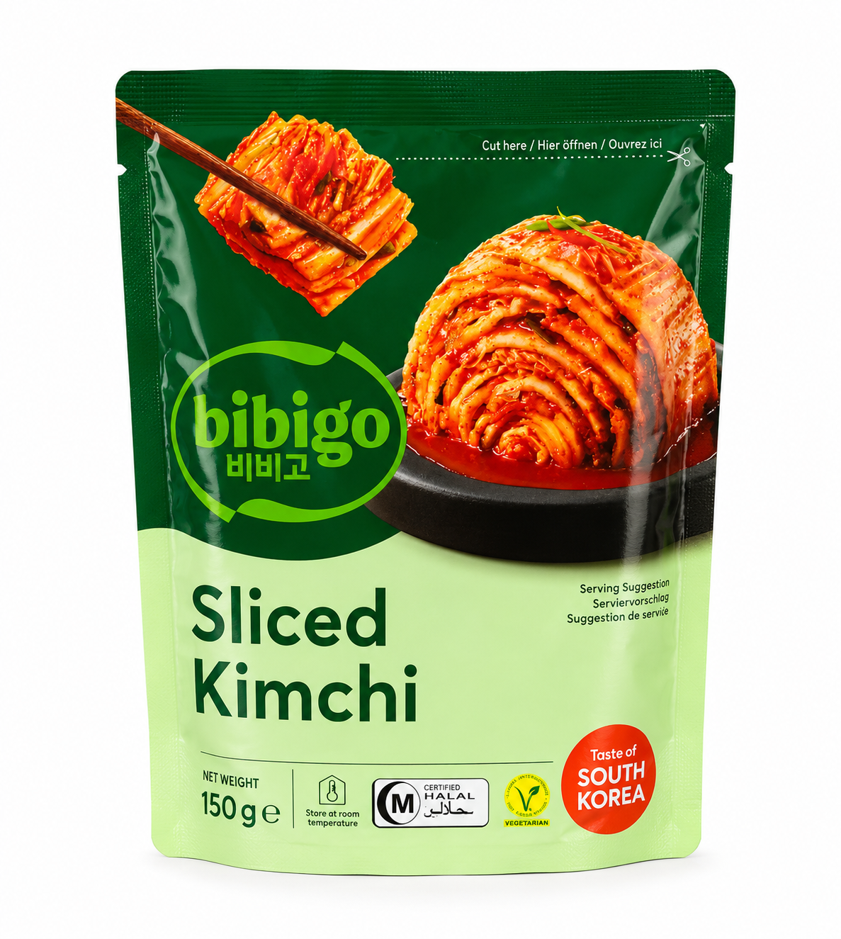 Bibigo Sliced  Kimchi 150g