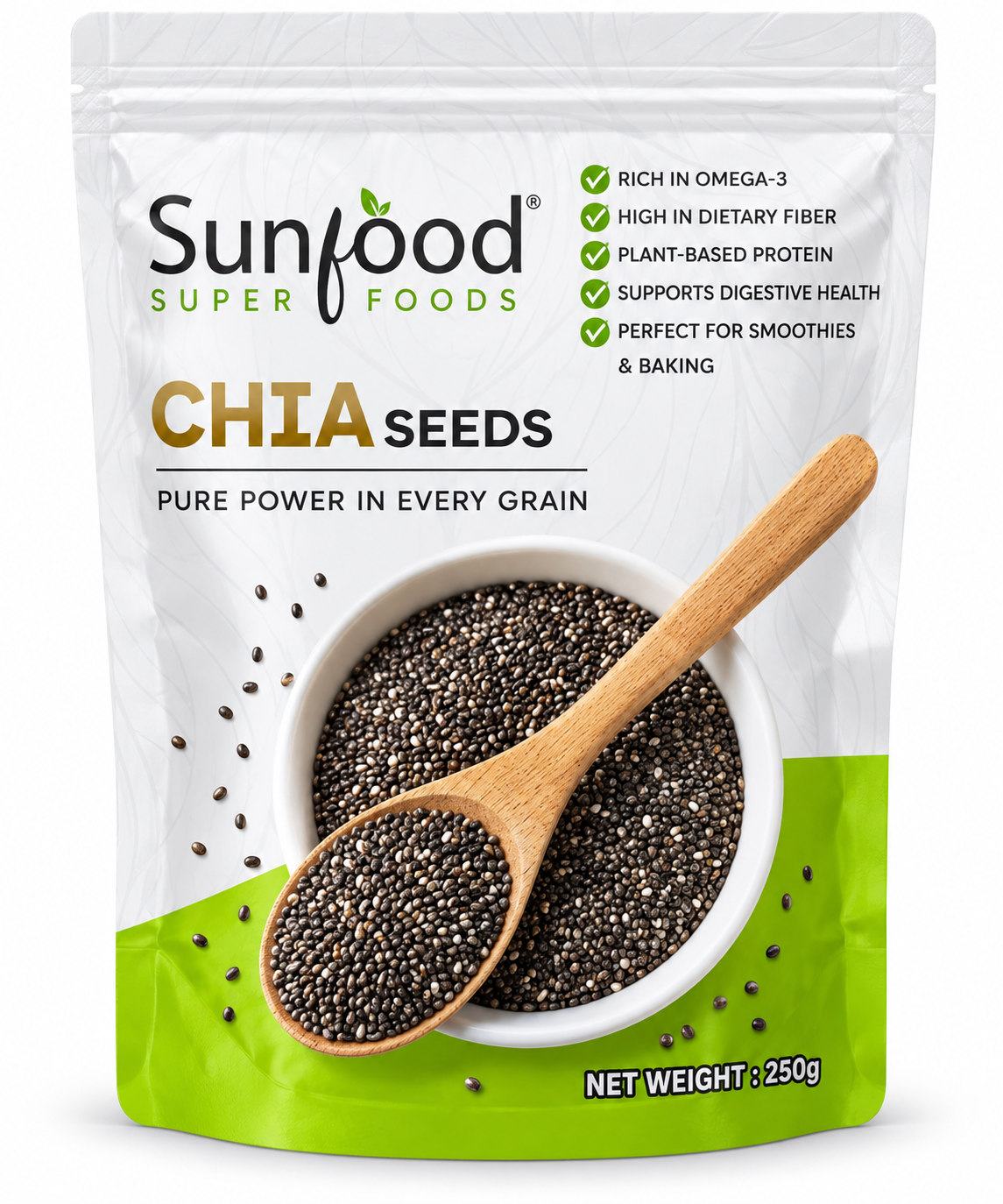 Sunfood CHIA SEEDS 250g