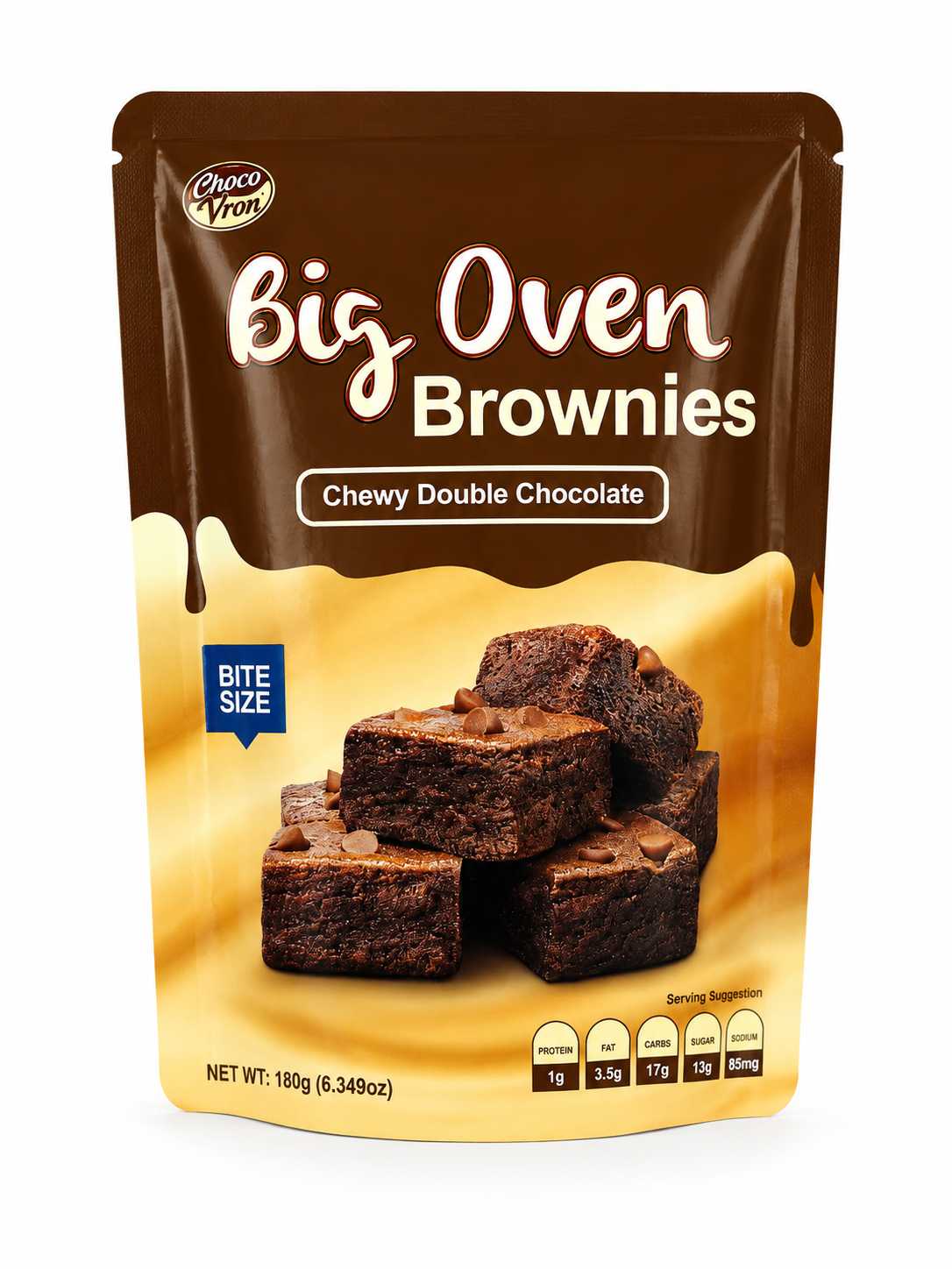 Big Oven Brownies Double Chocolate 180g