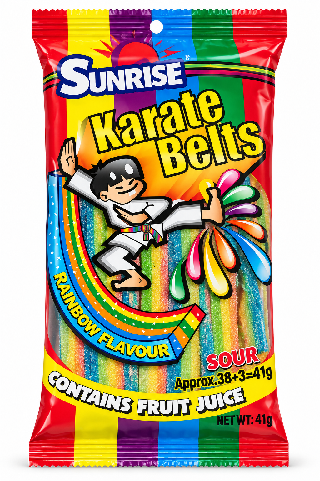 Sunrise Karate Belts 41pcs 164g