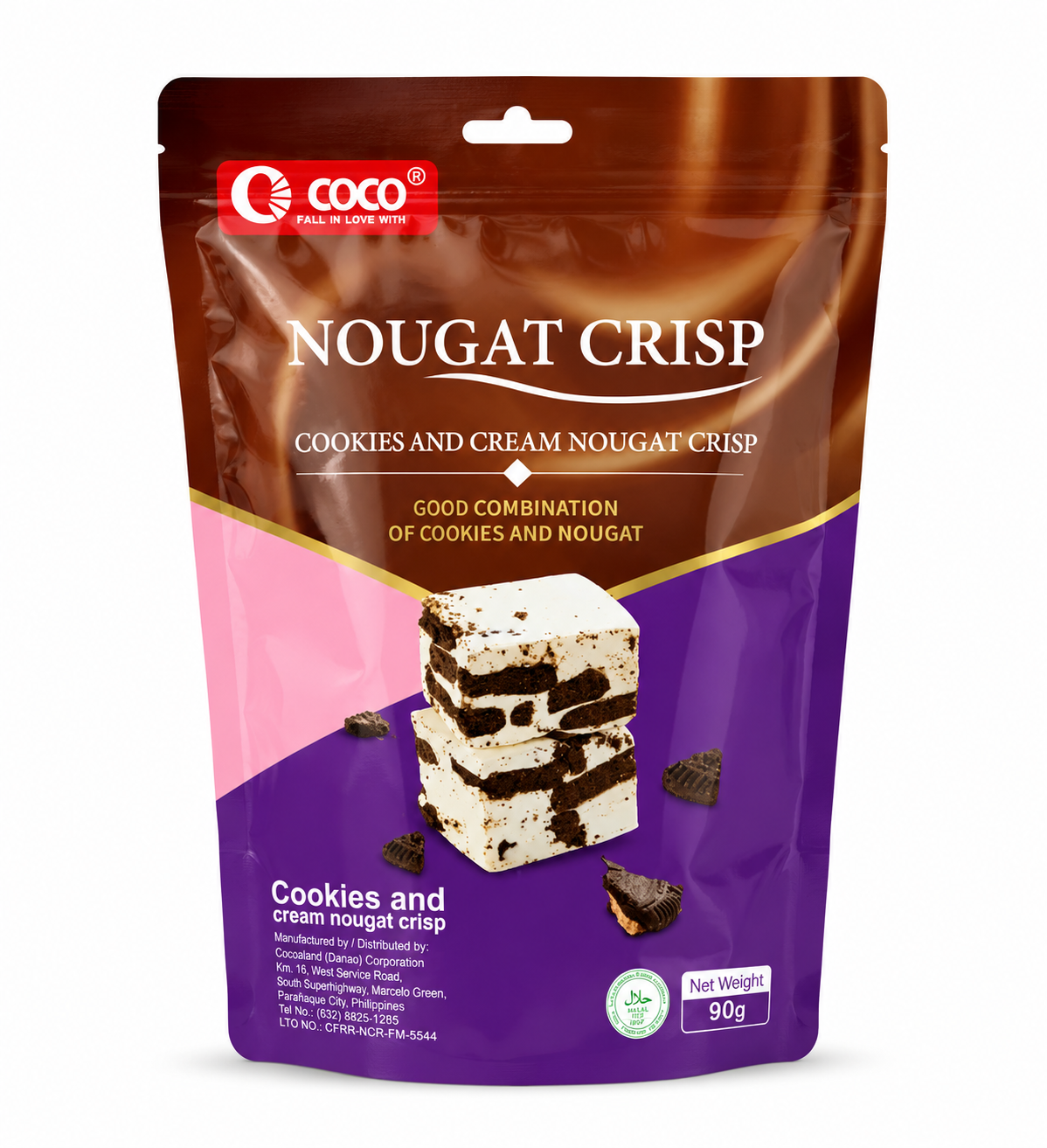 Coco Nougat Crisp Cookies n Cream 90g