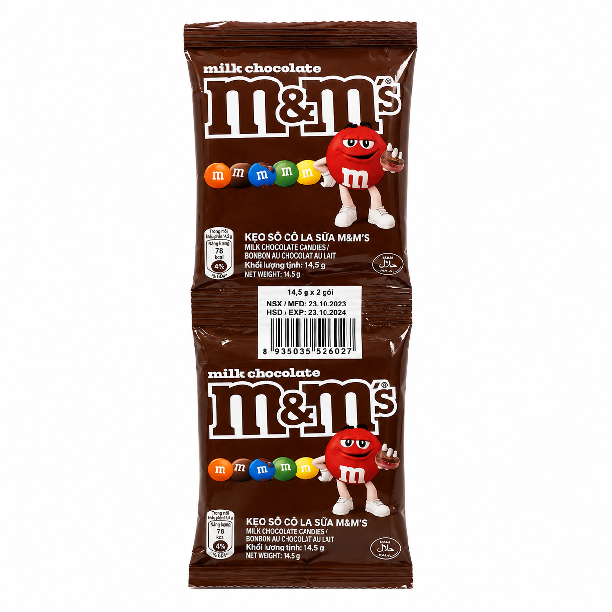 M&M's Milk Chocolate 14g 10s