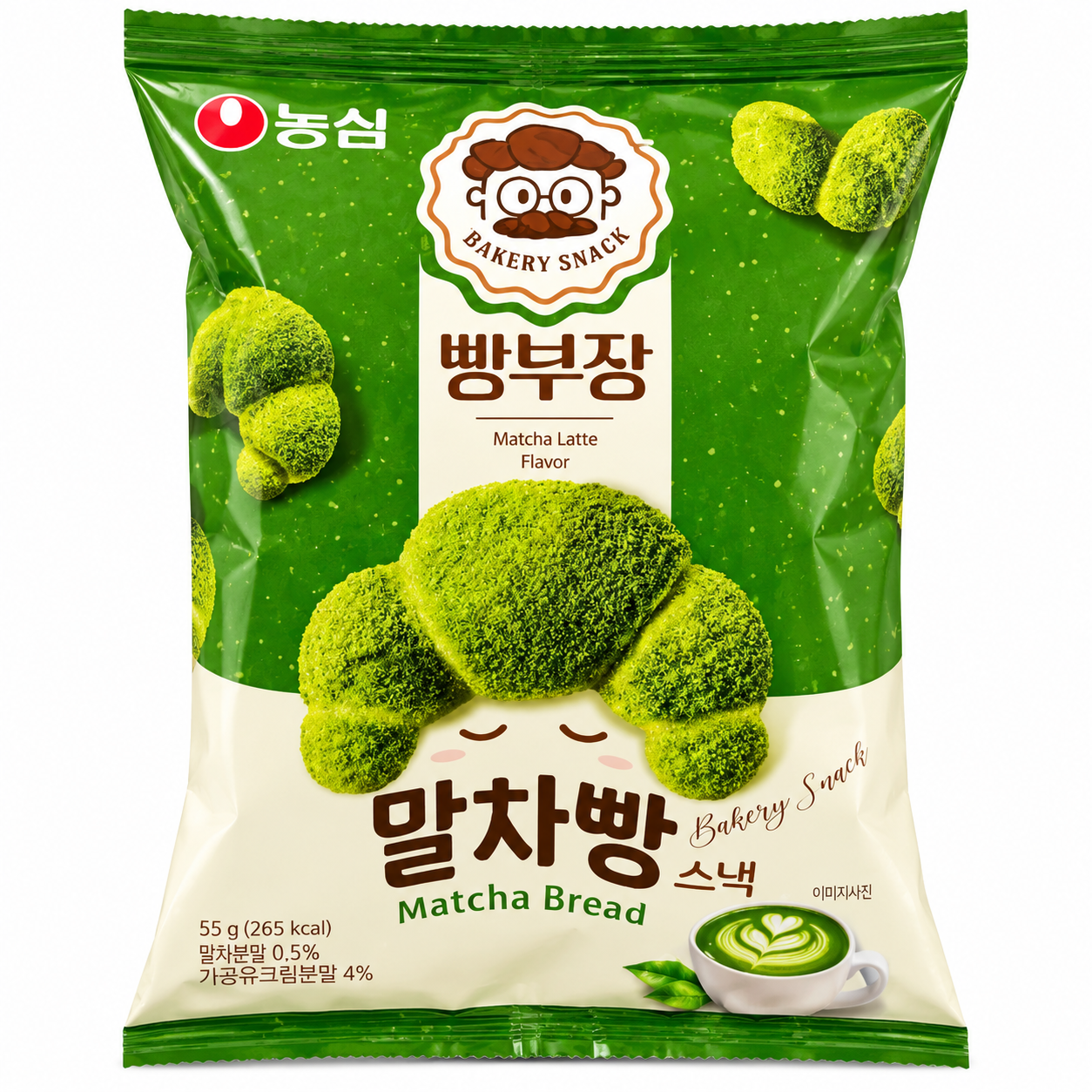 Ppangbujang Bread Matcha Snack 55g