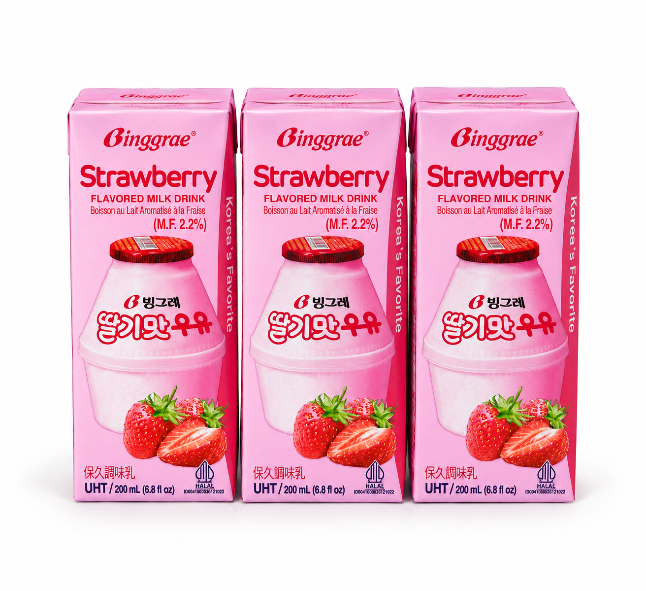 Binggrae Strawberry 200ml