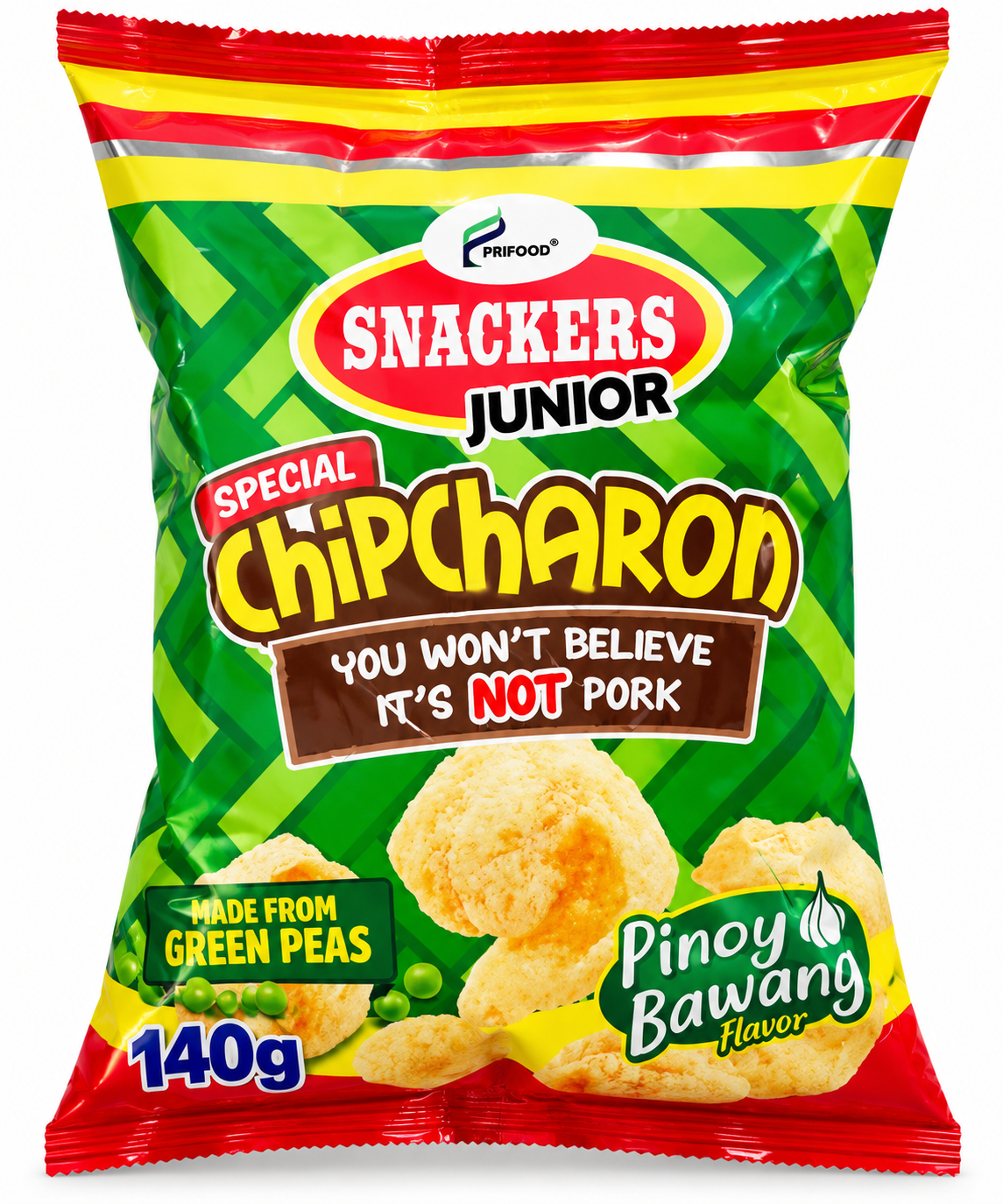 Snackers junior CHIPCHARON Pinot BAWANG 140g