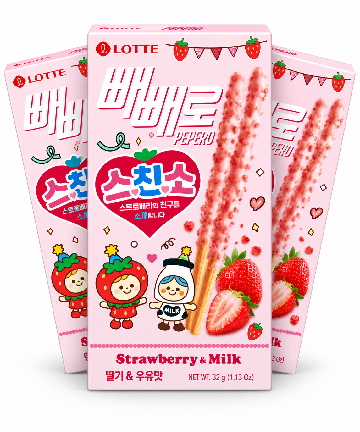 Pepero Strawberry&Milk